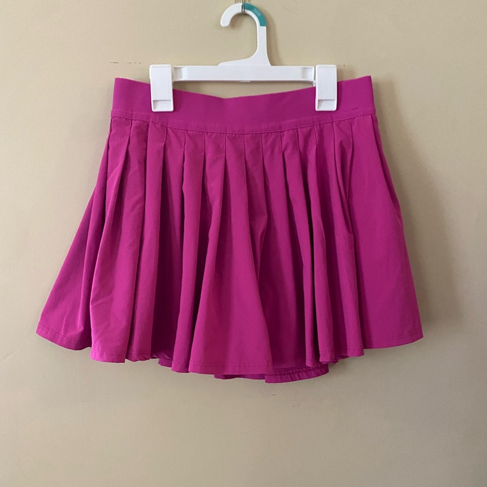 All in Motion Fuchsia Mini Skirt